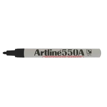 Marcadores Quadros Brancos Artline 550A Preto Cx.12un