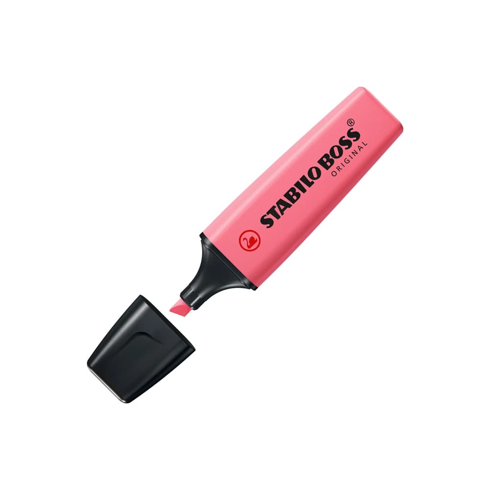 Marcador Fluorescente Stabilo 70/150 Rosa Cereja Pastel 10un