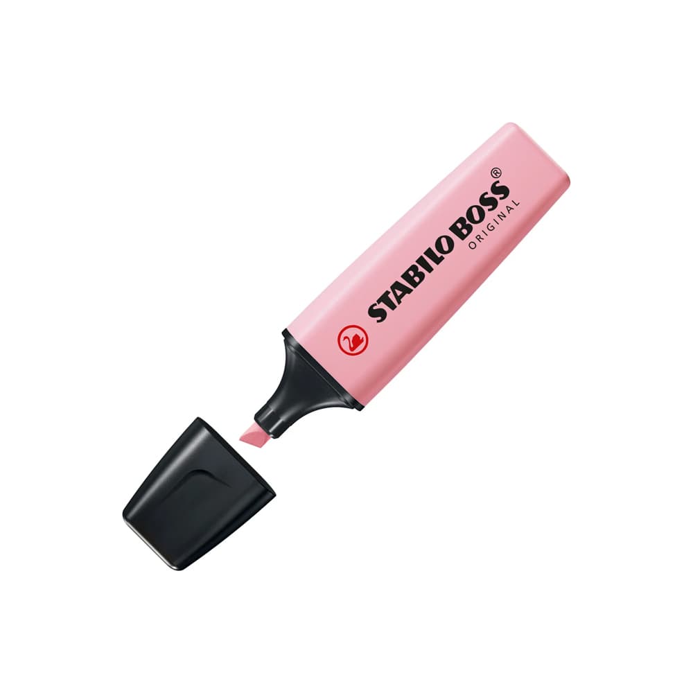 Marcador Fluorescente Stabilo 70/129 Rosa Pastel 10un