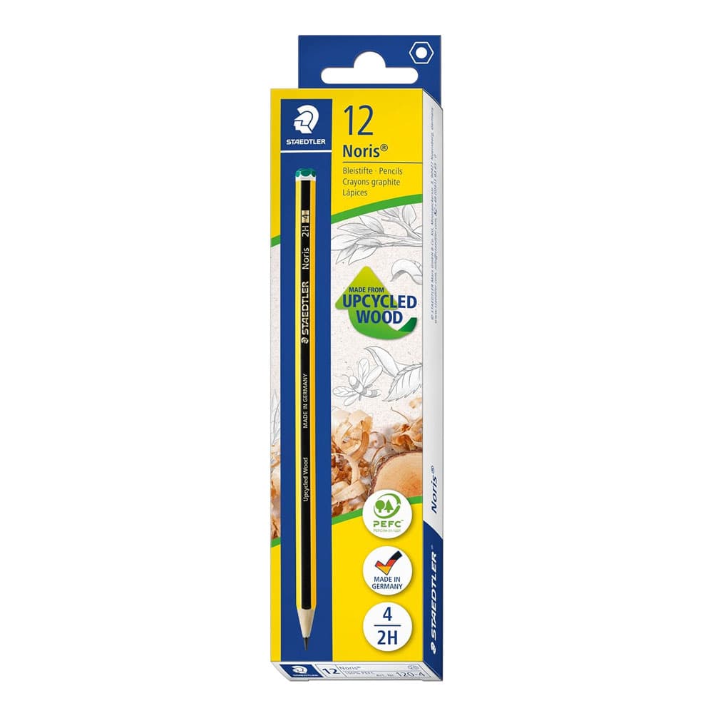 Lápis Grafite Nº4-2H Noris 120-4, Cx 12un