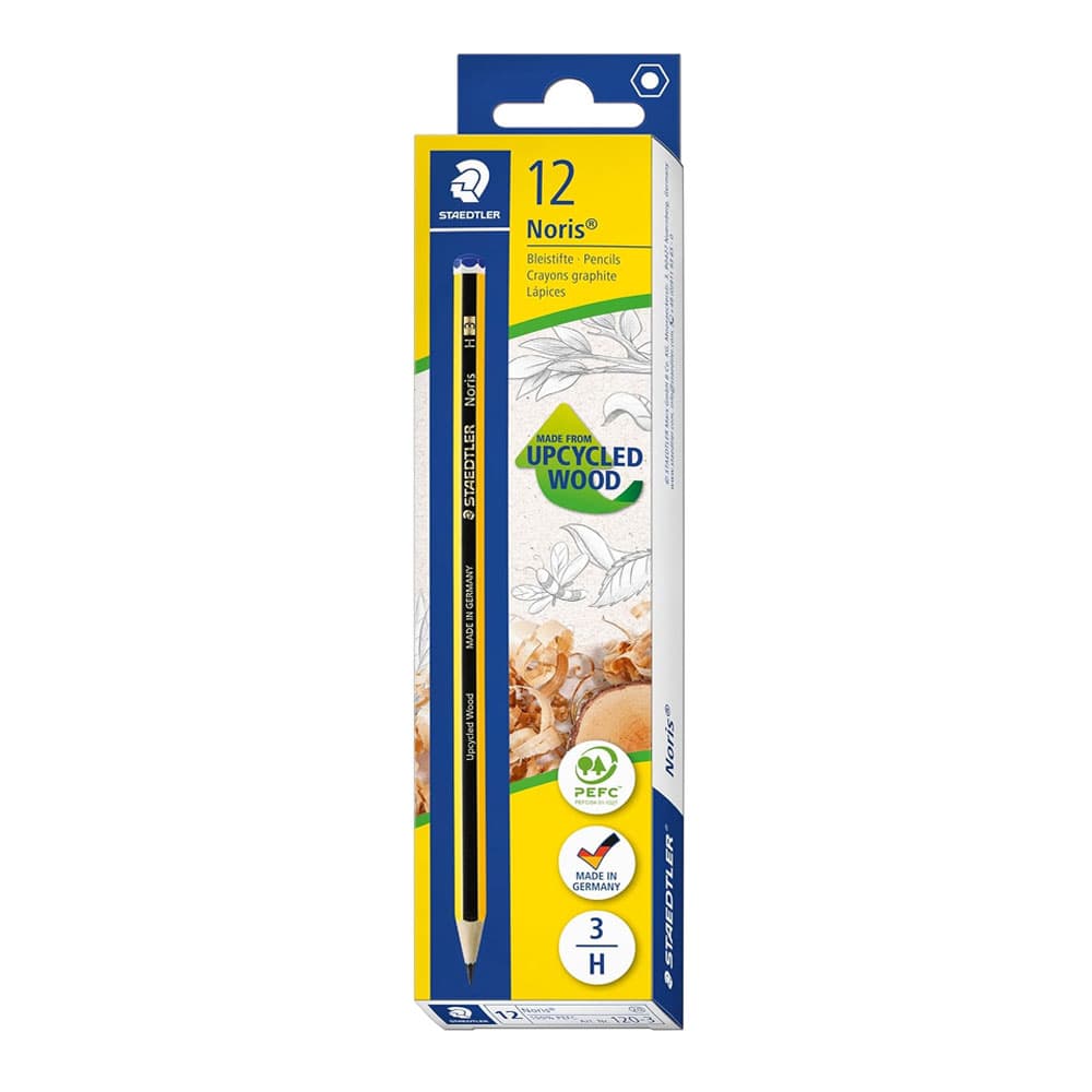 Lápis Grafite Nº3-H Noris 120-3 Cx 12un
