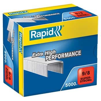 Agrafos 9/8 Rapid (10/50 Folhas) Cx5000un