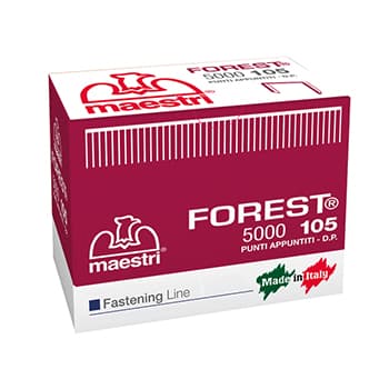 Agrafo 105 Forest (5mm) para Rocamatica 114 Cx. 5000un