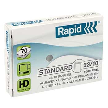 Agrafos 23/10 Rapid (40/70 Folhas) Cx1000un