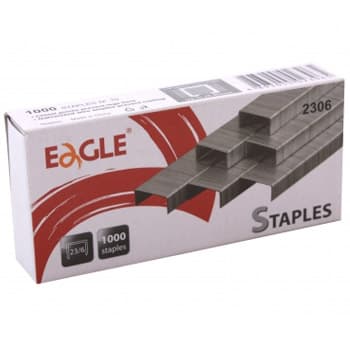 Agrafos 23/06 Eagle (10/40 Folhas) Cx1000un