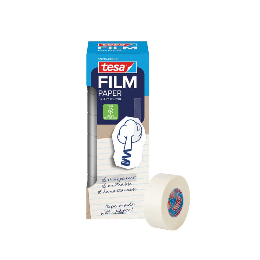 Fita Adesiva 19mmx33m Papel Tesafilm Paper Torre 8un