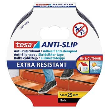 Fita Adesiva Antiderrapante 25mmx5m Tesa Preto