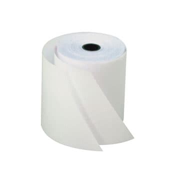 Papel Autocopiativo 057x70x11mm Branco/Branco 10 Rolos