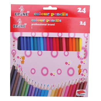 Lápis Cor 24un Cx Cartão Epene EP20-1024 18cm