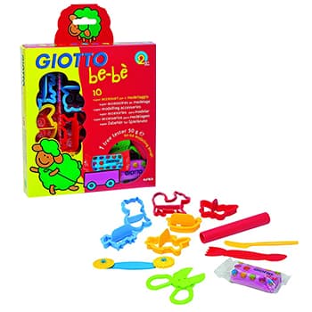 Conjunto Giotto Be-Be Pasta para Jogar 10un + Acessórios
