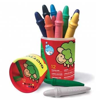 Lápis de Cera 12 Cores Copo Giotto Be-Be