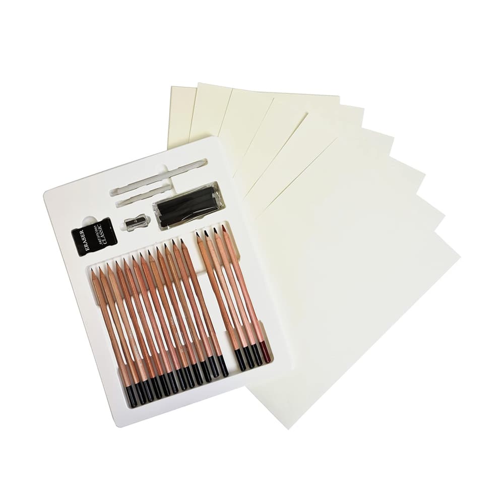 Conjunto Pinturas Simply Set Esboço 40 Peças