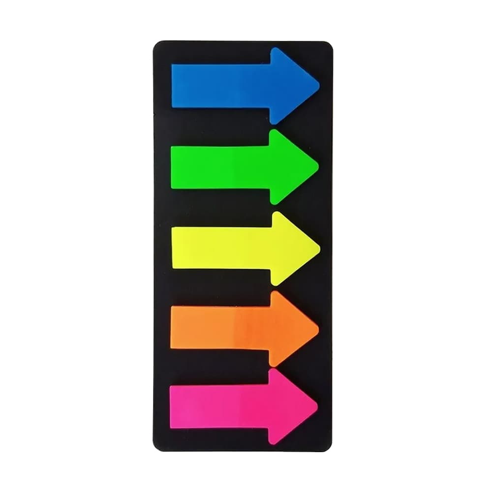 Separadores Film Adesivos 25x45mm Setas Sortido 125un