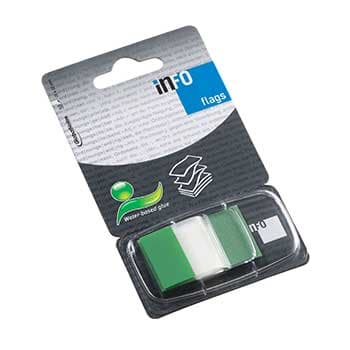 Separadores Film Adesivos 25x43mm Verde 50un