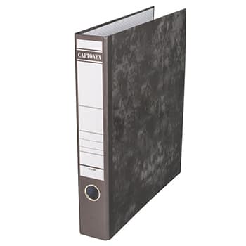 Pasta Arquivo L60 310x290 s/Cx Marmoreada Preto 1un