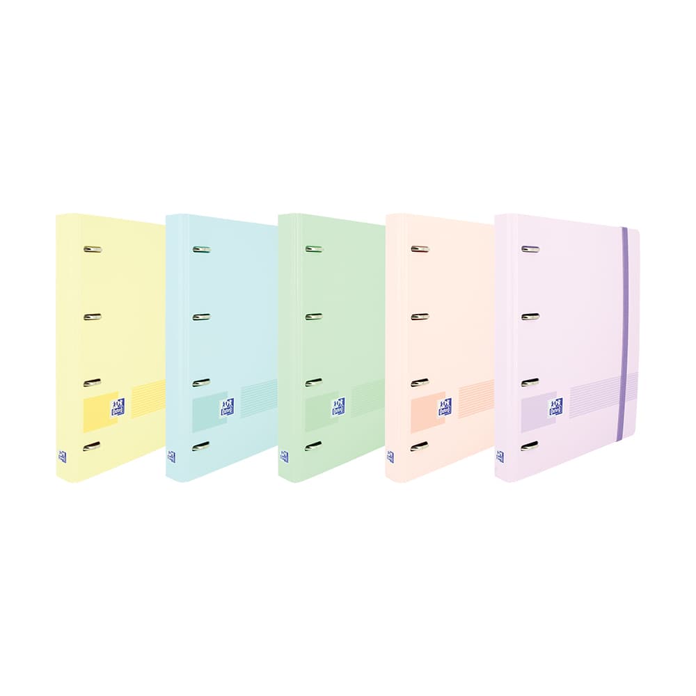 Dossier A4 Polyfoam Oxford Live&Go c/Recarga Cores Pastel