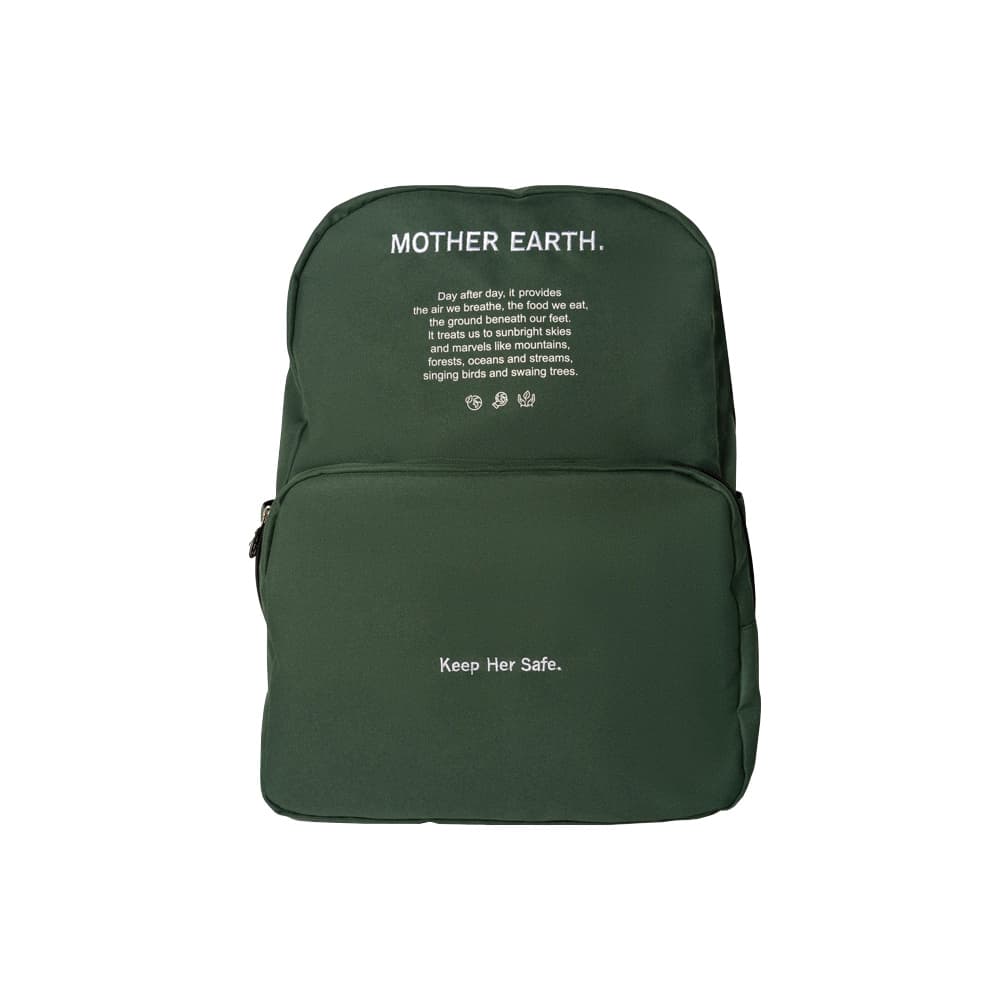 Mochila Escolar 2 Fechos Ambar Cycle Mother Earth 27L