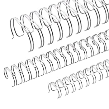 Argolas Metálicas Passo 2:1 15,9mm Prata 50un