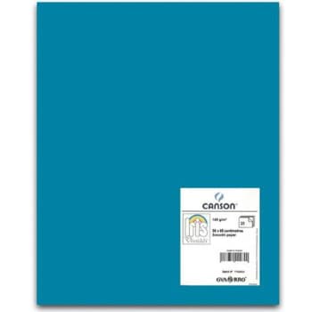 Cartolina A4 Azul Caribe 185g 50 Folhas Canson