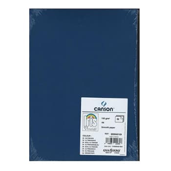 Cartolina A3 Azul Ultramarino 185g 50 Folhas Canson