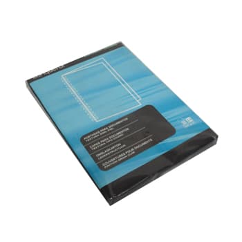 Capa Encadernação A4 300g Couro Preto 50un