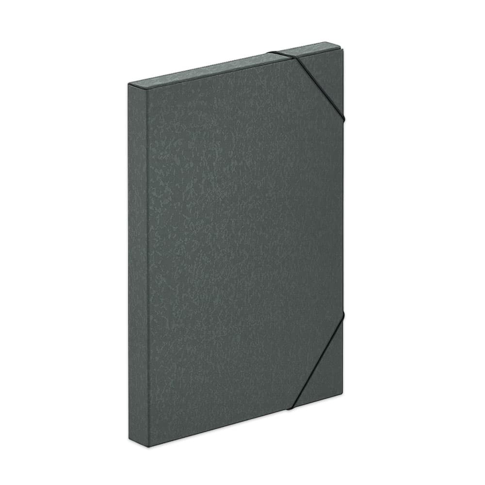 Pasta Cartão Fibra L35 430x310 A3 Abas/Elást Roma299 Marm.