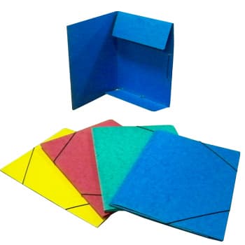 Pasta Cartão Hidraulico A4 Abas/Elásticos Roma19 Verde