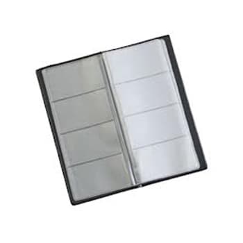 Porta Cartões Visita 96 Cartões 2000 20pl Verde