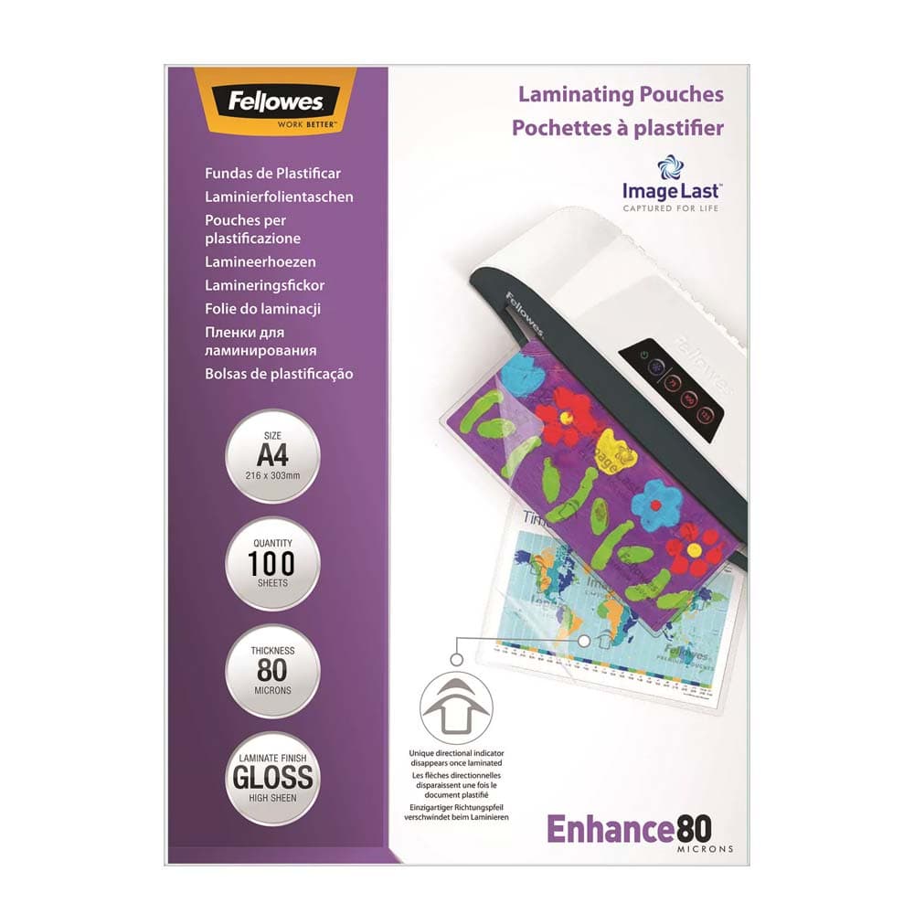 Bolsas de Plastificar A4 220x306mm 80mic Adesivas 100un