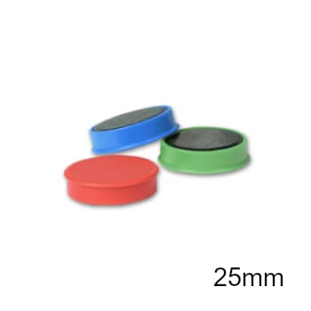 Magnetos 25mm Cores Sortidas Pack 10un (kf02643)