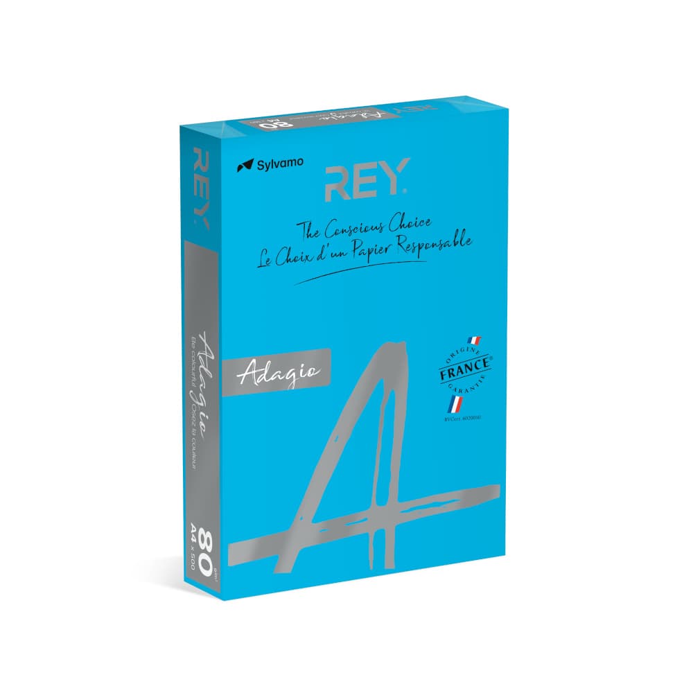 Papel Fotocopia Azul Intenso Adagio(cd51) A4 80gr 1x500Fls