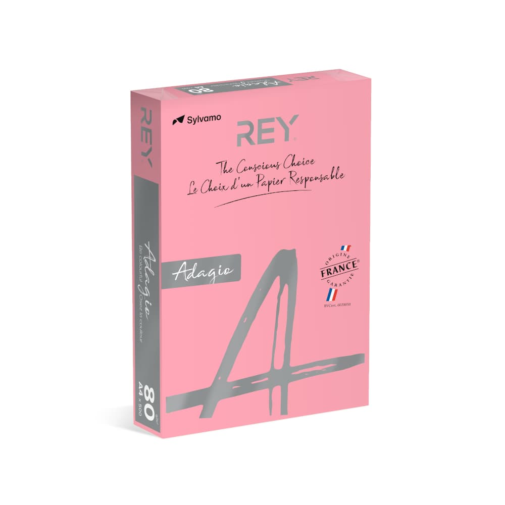 Papel Fotocopia Rosa Fluores Adagio(cd13) A4 80gr  1x500F