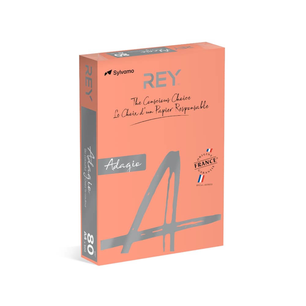 Papel Fotocopia Pessego Adagio(cd55) A4 80gr  1x500Fls