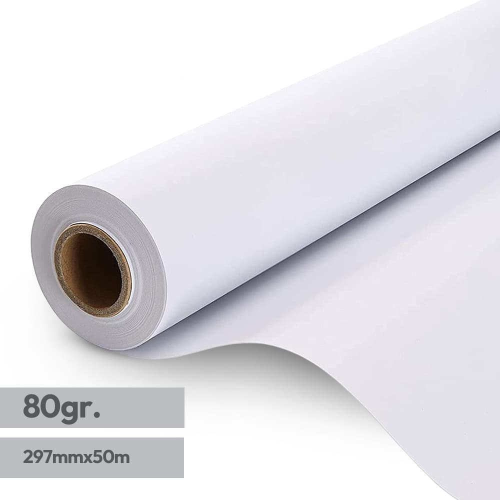 Papel 0297mmx050m 080g Evolution 2 Rolos