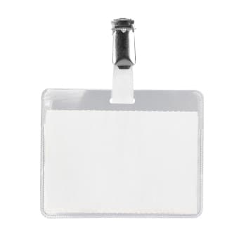 Porta-Nomes Horizontal 90x60mm Mola 25un