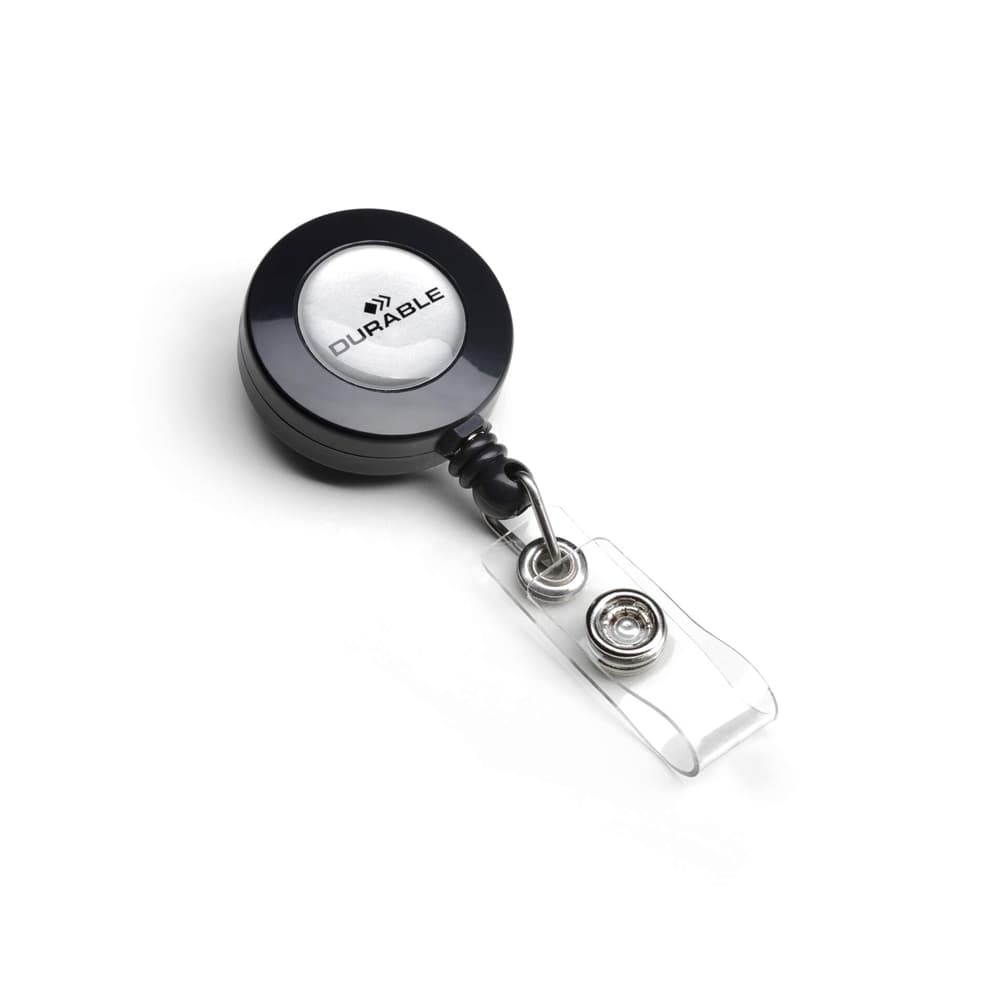 Porta-Nomes Mola Cordão Extensível 10un