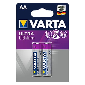 Pilhas AA Litio Varta LR6 1.5V 2un