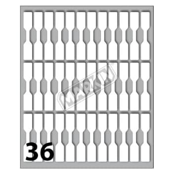 Etiquetas Jóias 46x8mm 10Fls Cod 30 Markin 360un