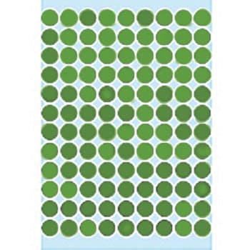 Etiquetas Redondas 08mm Verde Claro Herma1845 540un