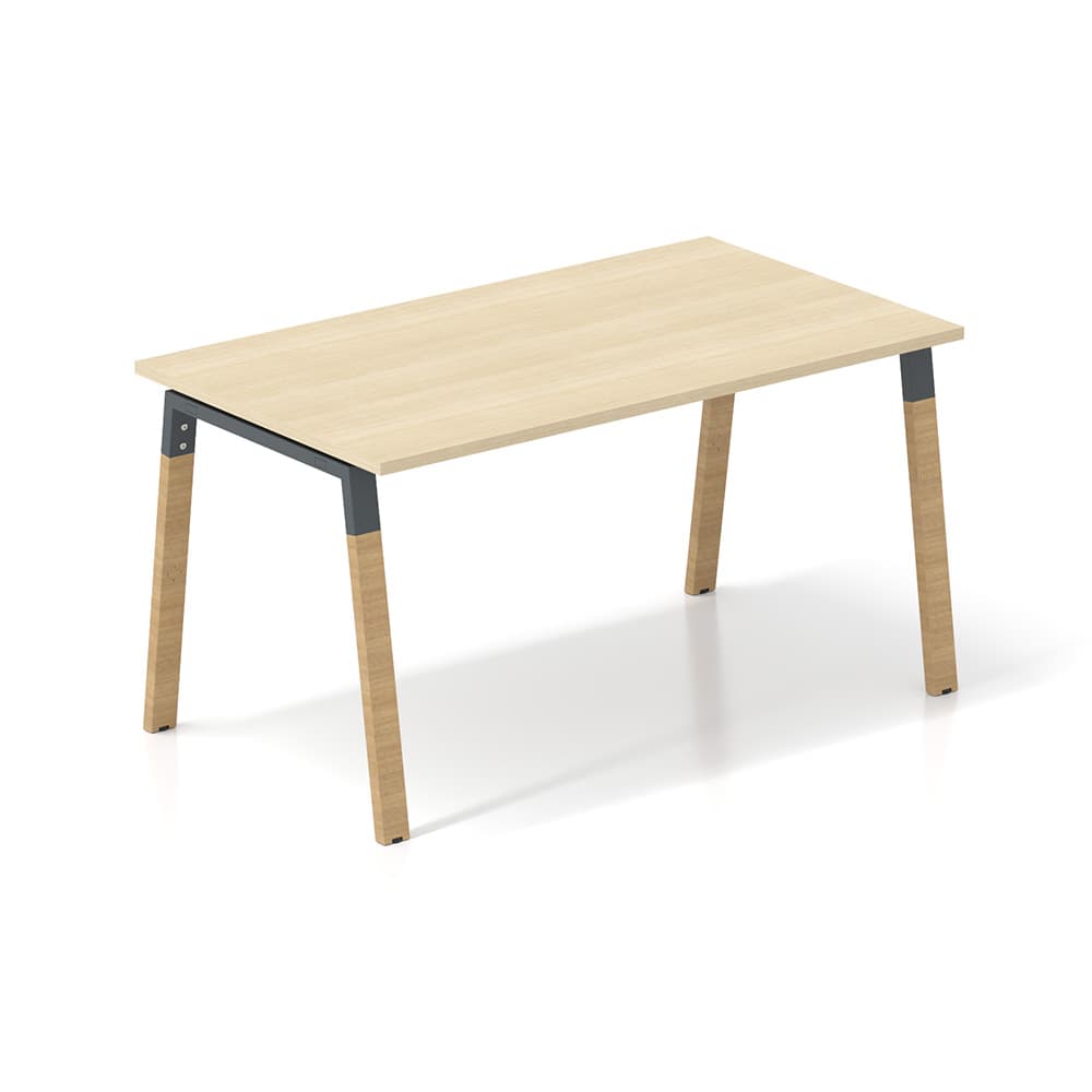 Secretária Mosso 1200x800x750 Cinza/Carvalho