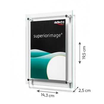 Expositor Parede A6 Vertical/Horizontal