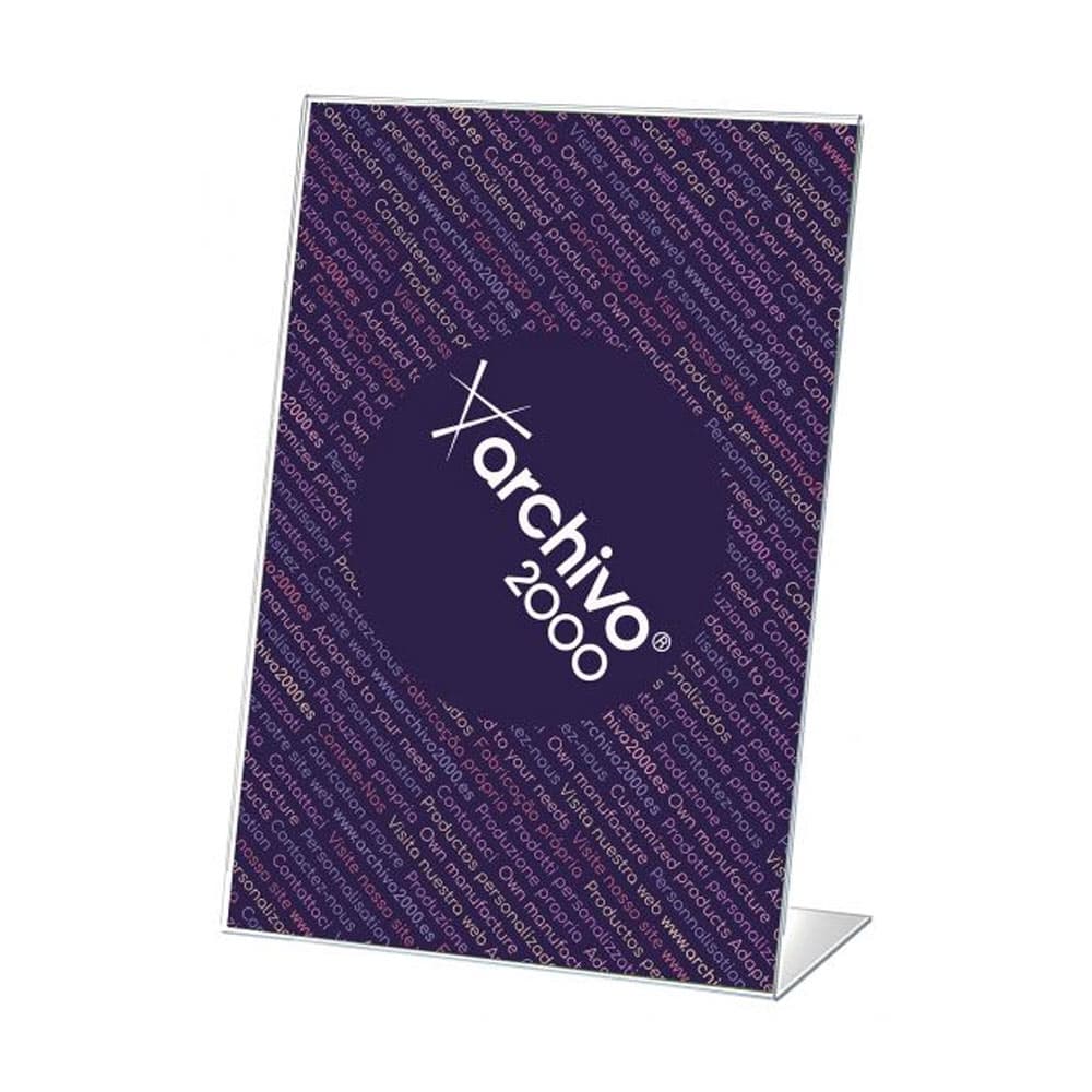 Expositor Porta Folhetos A3 em L Vertical