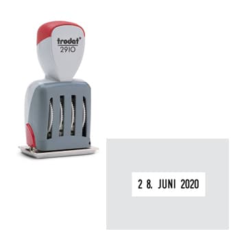 Datador de Chapa Trodat 2910/P02 51mmx38mm