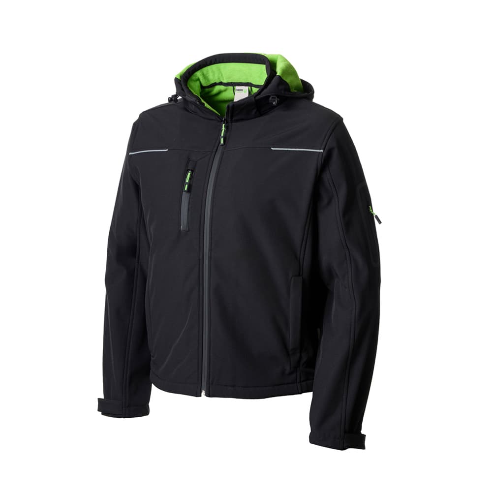 Casaco Soft Shell Impermeável Capuz XXL NERI NEW LUCERNA