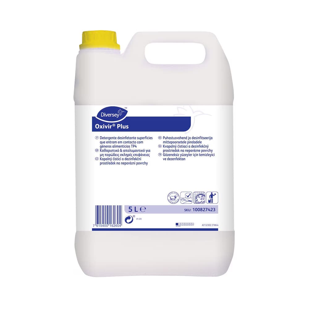 Detergente Desinfetante Multifuncional Oxivir Plus 5L