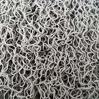 Tapete Malha PVC s/Fundo 14mm Cinza Metro Linear