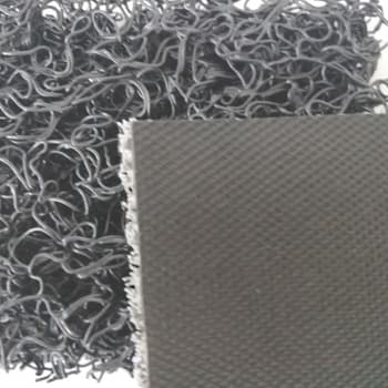 Tapete Malha PVC c/Fundo 14mm Cinza Metro Linear