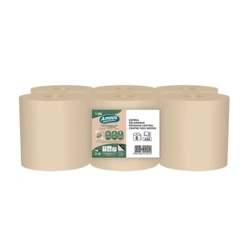 Rolo Espiral 124mx17,9cm 32g 2Fls Naturally Picotado 6un