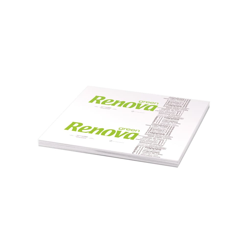 Toalhas Mesa Papel 60x60cm 40g Branco 200un