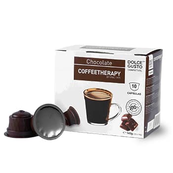 Cápsulas Chocolate p/Dolce Gusto CoffeeTherapy 10un